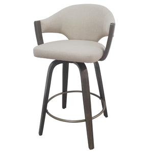 Freya 26" Counter Stool with Swivel, Set of 2 - sleek stools for kitchen bars | Image 13 | InSTYLE Home & Rugs
