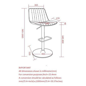 Kosi Adjustable Air-Lift Stool, Set of 2 - available in various heights | Image 10 | InSTYLE Home & Rugs