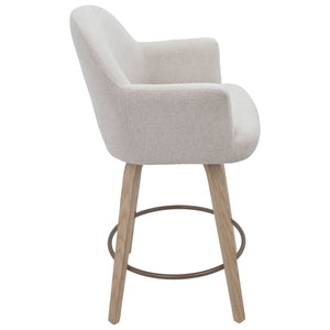 Torra 26" Counter Stool with Swivel, Set of 2 - ergonomic design for comfort | Image 5 | InSTYLE Home & Rugs