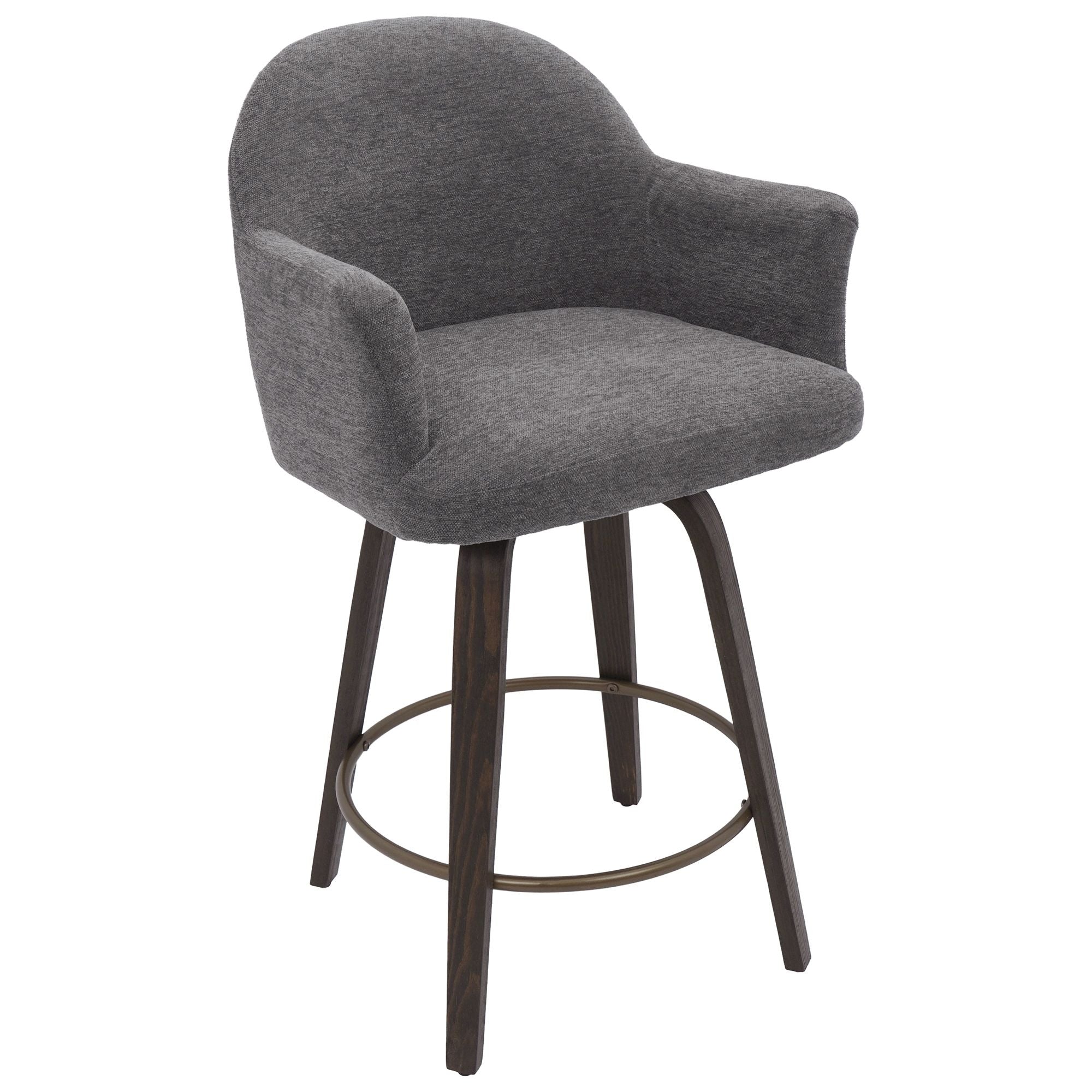 Torra 26" Counter Stool with Swivel, Set of 2 - ergonomic design for comfort | Image 2 | InSTYLE Home & Rugs