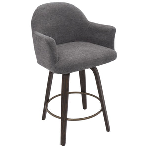 Torra 26" Counter Stool with Swivel, Set of 2 - ergonomic design for comfort | Image 2 | InSTYLE Home & Rugs