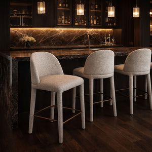 Kiara 26" Counter Stool, Set of 2 - sleek stools for kitchen bars | Image 3 | InSTYLE Home & Rugs