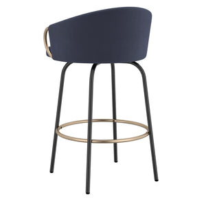 Lavo 26" Counter Stool with Swivel, Set of 2 - sleek stools for kitchen bars | Image 12 | InSTYLE Home & Rugs