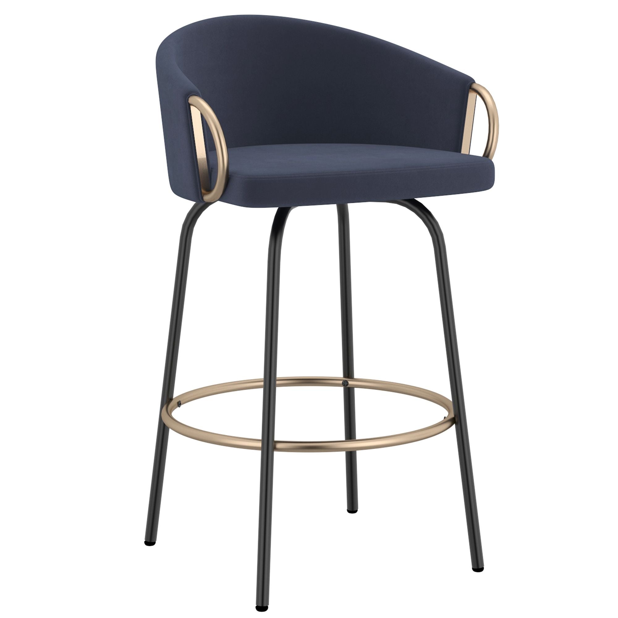 Lavo 26" Counter Stool with Swivel, Set of 2 - ergonomic design for comfort | Image 2 | InSTYLE Home & Rugs