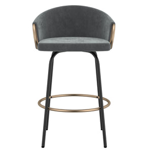 Lavo 26" Counter Stool with Swivel, Set of 2 - ergonomic design for comfort | Image 20 | InSTYLE Home & Rugs