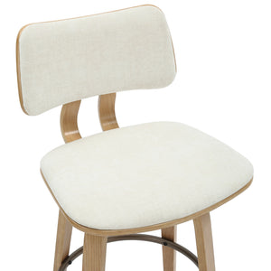Zuni 26" Counter Stool with Swivel, Fabric - sleek stools for kitchen bars | Image 7 | InSTYLE Home & Rugs