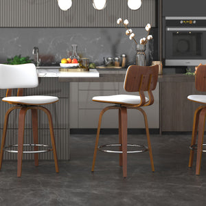 Zuni 26" Counter Stool with Swivel, Fabric - ergonomic design for comfort | Image 18 | InSTYLE Home & Rugs