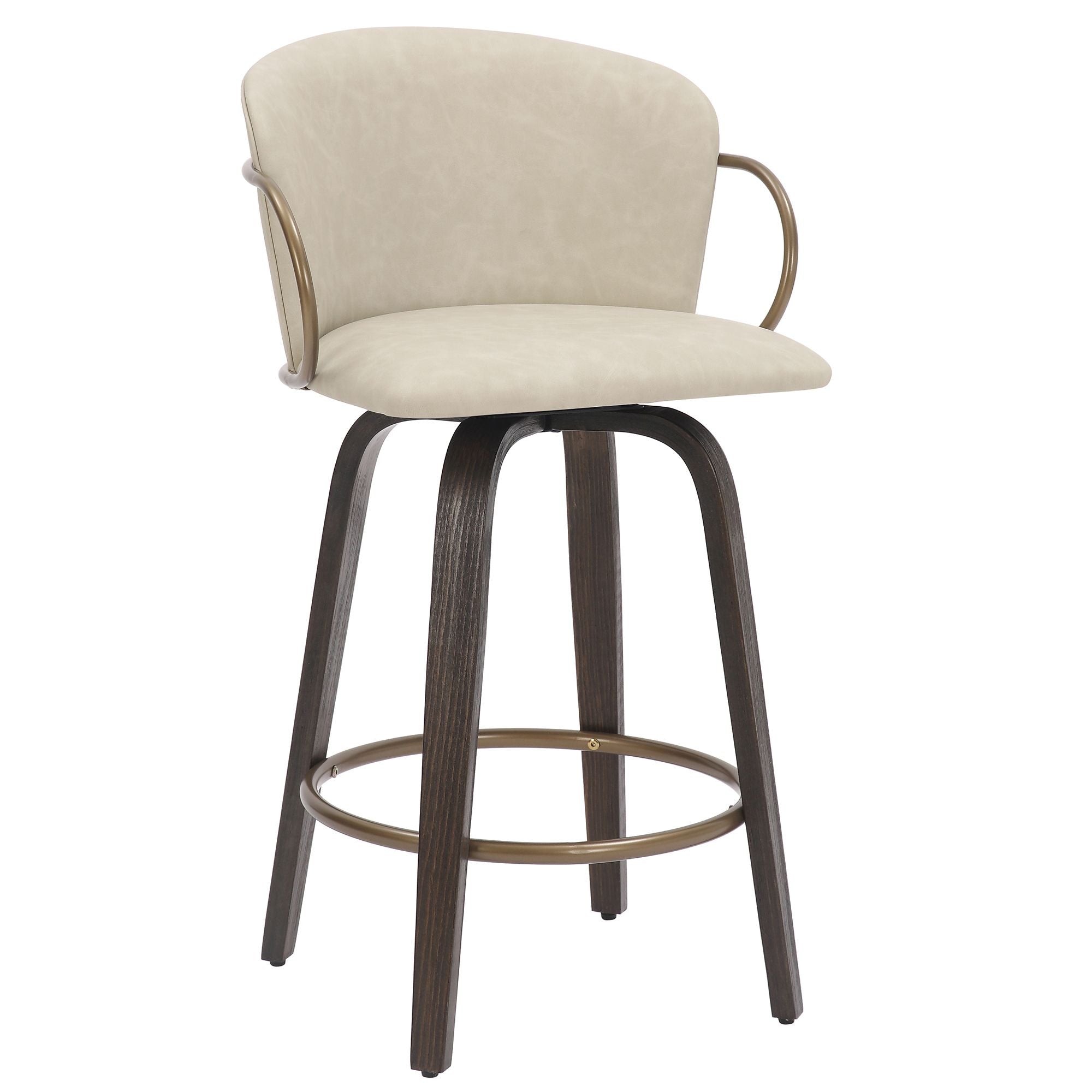 Lawson 26" Counter Stool, set of 2, with Swivel - perfect for modern counters | Image 2 | InSTYLE Home & Rugs
