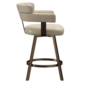 Oberon 26" Counter Stool with Swivel, Set of 2 - sleek stools for kitchen bars | Image 12 | InSTYLE Home & Rugs