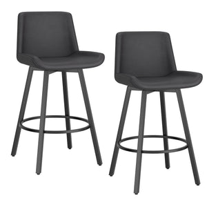 Fern 26" Counter Stool with Swivel, Set of 2 - ergonomic design for comfort | Image 16 | InSTYLE Home & Rugs