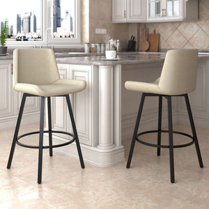 Fern 26" Counter Stool with Swivel, Set of 2 - ergonomic design for comfort | Image 18 | InSTYLE Home & Rugs