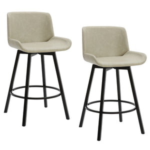 Fern 26" Counter Stool with Swivel, Set of 2 - ergonomic design for comfort | Image 23 | InSTYLE Home & Rugs