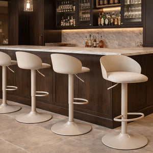 Mabel Adjustable Air-Lift Stool, Set of 2 - compact and stylish design | Image 4 | InSTYLE Home & Rugs