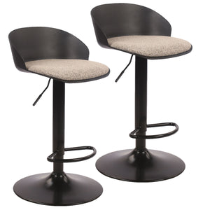 Mabel Adjustable Air-Lift Stool, Set of 2 - compact and stylish design | Image 16 | InSTYLE Home & Rugs
