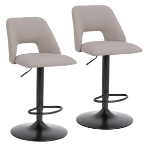 Adler Adjustable Height Stool, set of 2 - perfect for small spaces | Image 7 | InSTYLE Home & Rugs