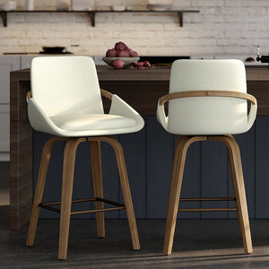 Parker 26" Counter Stool with Swivel, Set of 2 - perfect for modern counters | Image 10 | InSTYLE Home & Rugs