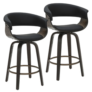 Holt 26" Counter Stool with Swivel, Set of 2 - sleek stools for kitchen bars | Image 7 | InSTYLE Home & Rugs