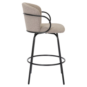 Kalani 26" Counter Stool with Swivel, Set of 2 - ergonomic design for comfort | Image 12 | InSTYLE Home & Rugs