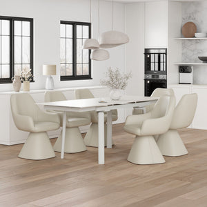 Bellaro and Caprese 7pc Dining Set - comfortable dining experience | Image 1 | InSTYLE Home & Rugs