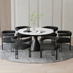 Calisto/Scarlet 7pc Dining Set - elegant seating for dining areas | Image 1 | InSTYLE Home & Rugs