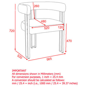 Calisto/Scarlet 7pc Dining Set - elegant seating for dining areas | Image 12 | InSTYLE Home & Rugs