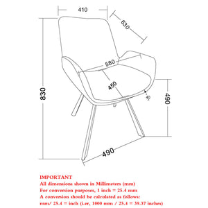 Julius/Signy 7pc Dining Set - elegant seating for dining areas | Image 12 | InSTYLE Home & Rugs