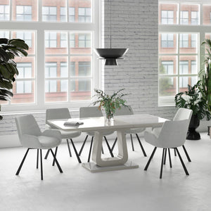 Corvus/Signy 7pc Dining Set - stylish chairs for any table | Image 1 | InSTYLE Home & Rugs