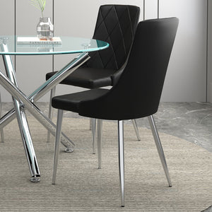Solara and Devo 5pc Dining Set - stylish chairs for any table | Image 10 | InSTYLE Home & Rugs