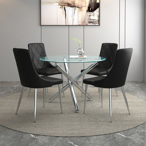 Solara/Devo 5pc Dining Set - stylish chairs for any table | Image 14 | InSTYLE Home & Rugs