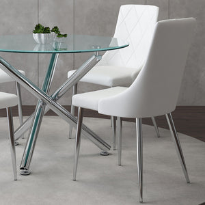 Solara/Devo 5pc Dining Set - stylish chairs for any table | Image 10 | InSTYLE Home & Rugs