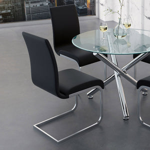 Solara and Maxim 5pc Dining Set - stylish chairs for any table | Image 10 | InSTYLE Home & Rugs