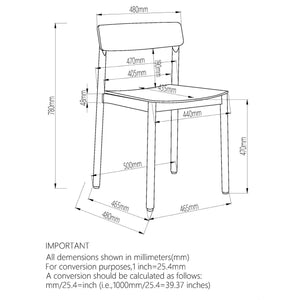 Thalia and Felix 5pc Dining Set - stylish chairs for any table | Image 11 | InSTYLE Home & Rugs