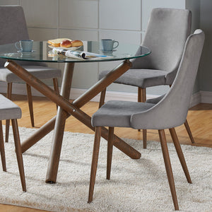 Rocca/Cora 5pc Dining Set - elegant seating for dining areas | Image 10 | InSTYLE Home & Rugs