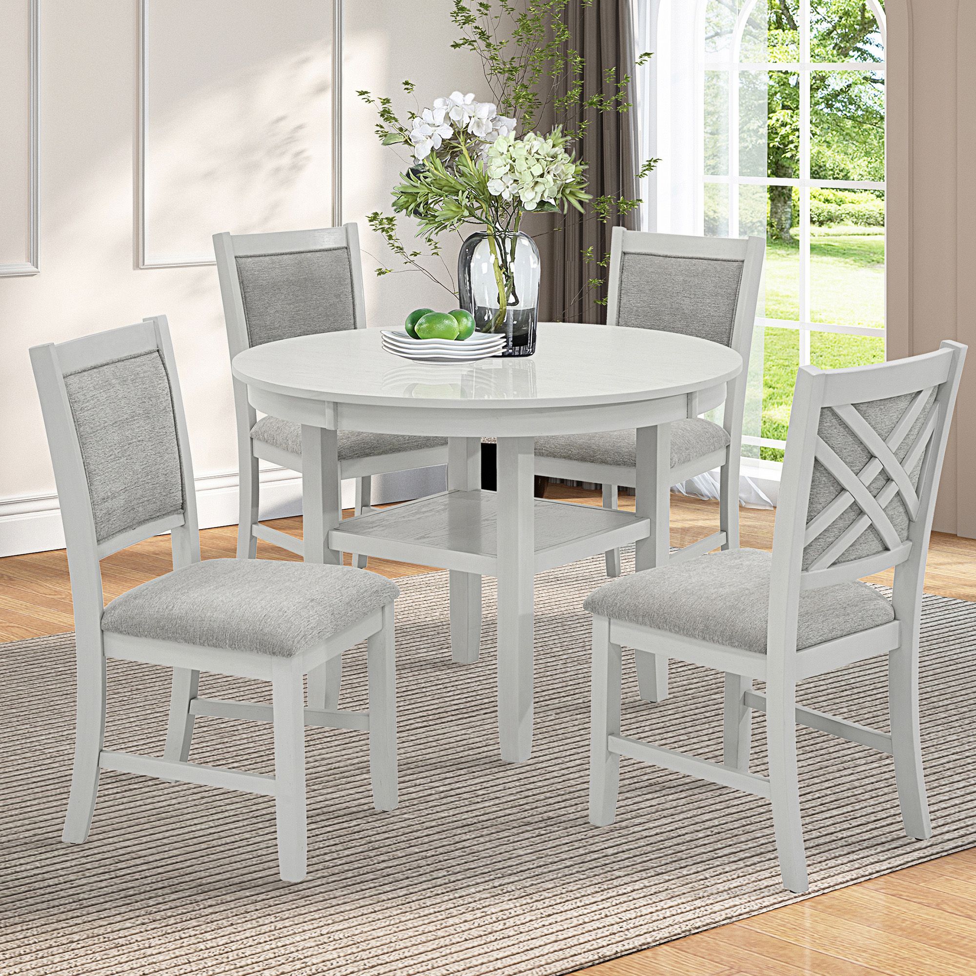 Samuel 5pc Dining Set - comfortable dining experience | Image 2 | InSTYLE Home & Rugs