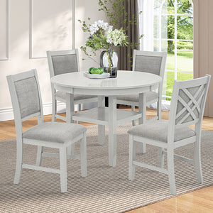 Samuel 5pc Dining Set - comfortable dining experience | Image 2 | InSTYLE Home & Rugs