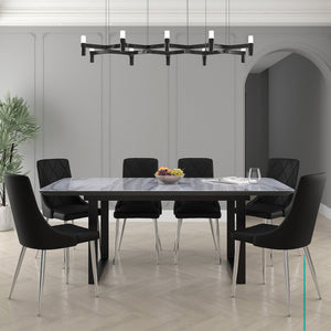 Gavin/Devo 7pc Dining Set - stylish chairs for any table | Image 1 | InSTYLE Home & Rugs