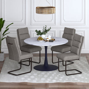 Zilo and Brodi 5pc Dining Set - elegant seating for dining areas | Image 1 | InSTYLE Home & Rugs