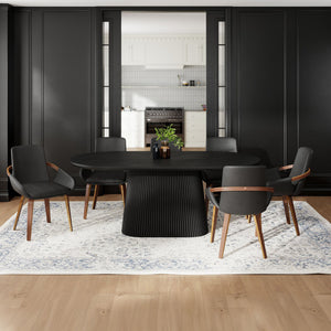 Tovas and Caspian 7pc Dining Set - elegant seating for dining areas | Image 1 | InSTYLE Home & Rugs