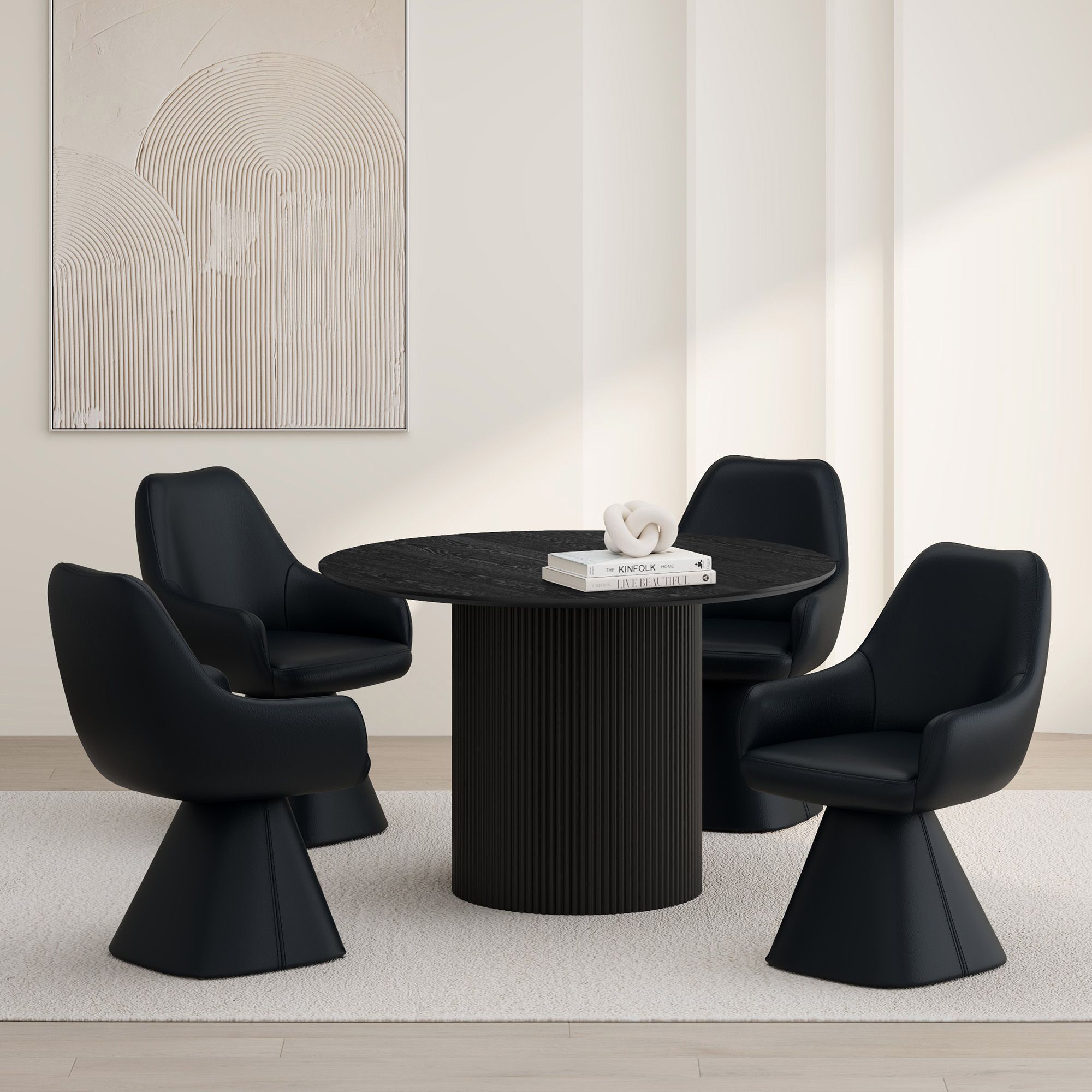 Tovas and Caprese 5pc Dining Set - stylish chairs for any table | Image 1 | InSTYLE Home & Rugs