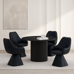 Tovas and Caprese 5pc Dining Set - stylish chairs for any table | Image 1 | InSTYLE Home & Rugs