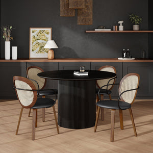 Tovas and Orias 5pc Dining Set - elegant seating for dining areas | Image 1 | InSTYLE Home & Rugs