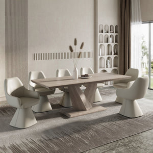 Eclipse/ Caprese 7pc Dining Set - elegant seating for dining areas | Image 1 | InSTYLE Home & Rugs