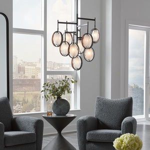 Maxin, 9 Lt Chandelier - luxurious chandeliers for homes | Image 1 | InSTYLE Home & Rugs
