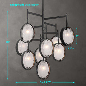 Maxin, 9 Lt Chandelier - luxurious chandeliers for homes | Image 8 | InSTYLE Home & Rugs