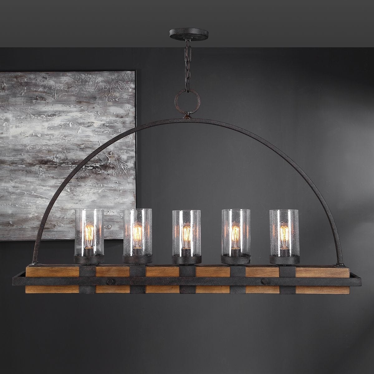 Atwood, 5 Lt Island - wide variety of lighting fixtures for every room | Image 1 | InSTYLE Home & Rugs