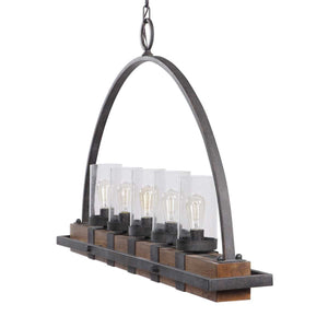 Atwood, 5 Lt Island - wide variety of lighting fixtures for every room | Image 4 | InSTYLE Home & Rugs