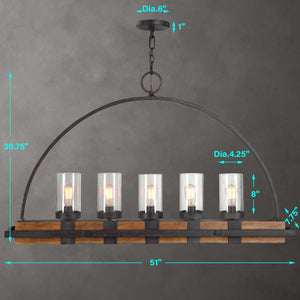 Atwood, 5 Lt Island - wide variety of lighting fixtures for every room | Image 8 | InSTYLE Home & Rugs