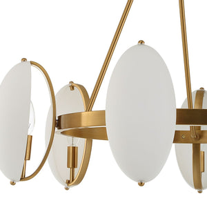 Oviform, 6 Lt Chandelier - luxurious chandeliers for homes | Image 7 | InSTYLE Home & Rugs