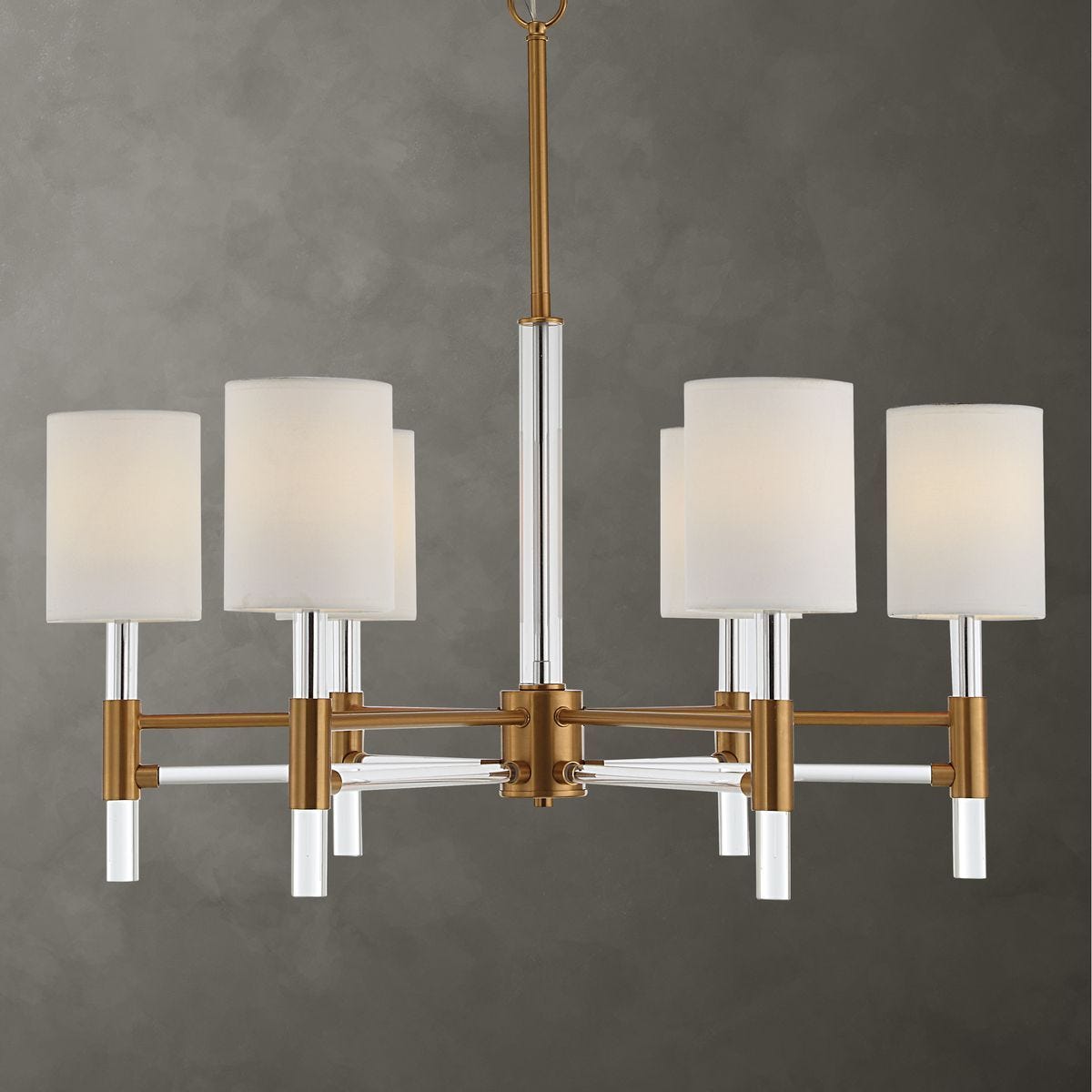 Welkin, 6 Lt Chandelier - elegant chandeliers for interiors | Image 2 | InSTYLE Home & Rugs