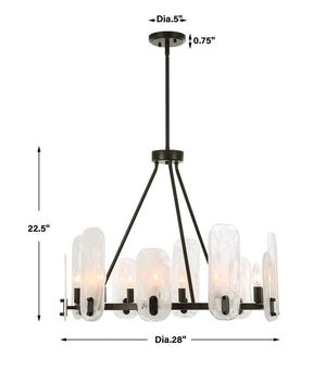 Ellipse, 10 Lt Chandelier - stylish lighting for any room | Image 12 | InSTYLE Home & Rugs